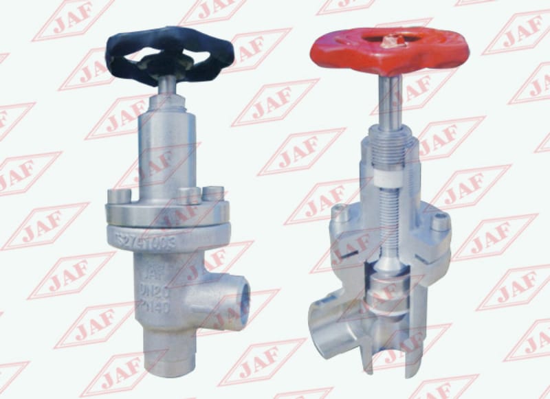 對焊直角截止閥J64F（B）-25(40）、對焊直角節(jié)流閥L61F(B)-25(40）